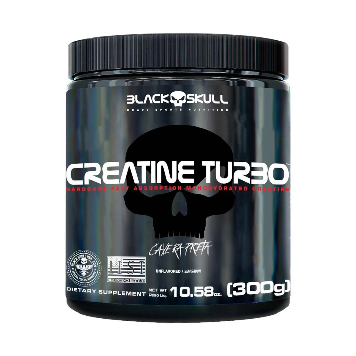 Creatina Black Skull Creatine Turbo 300g — Black Skull | Farmácia Resyla