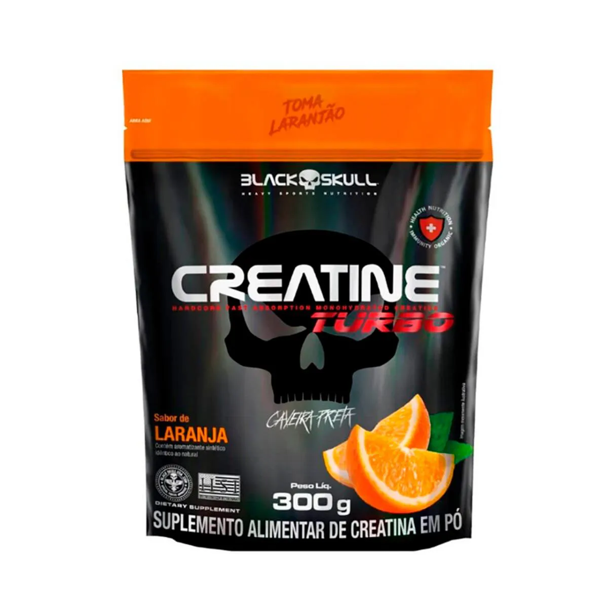 Creatina Black Skull Creatine Turbo Laranja 300g — Black Skull | Farmácia Resyla