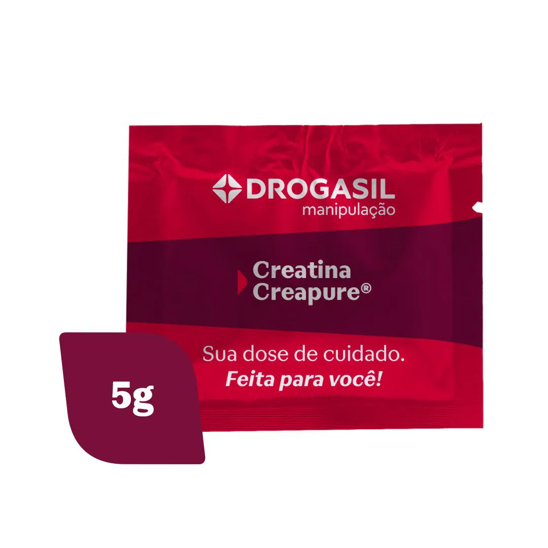 Creatina Creapure® 5G Drogasil Manipulação 30 Sachês — Creatina | Farmácia Resyla