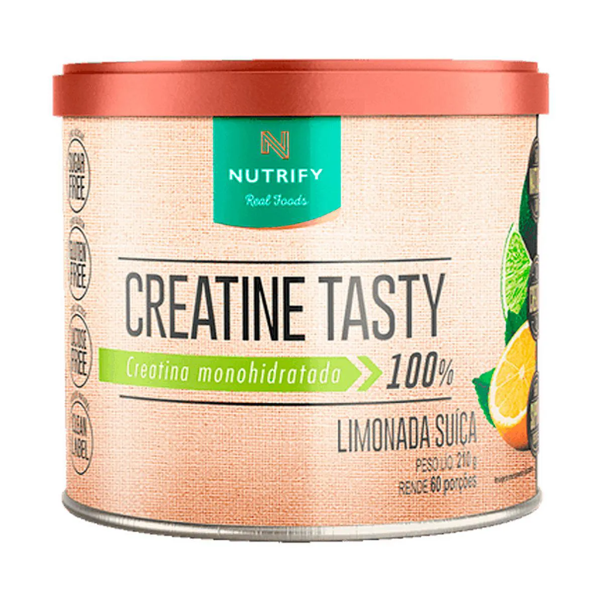 Creatina em Pó Creatine Tasty Nutrify Limonada Suíça 210g — Creatina | Farmácia Resyla