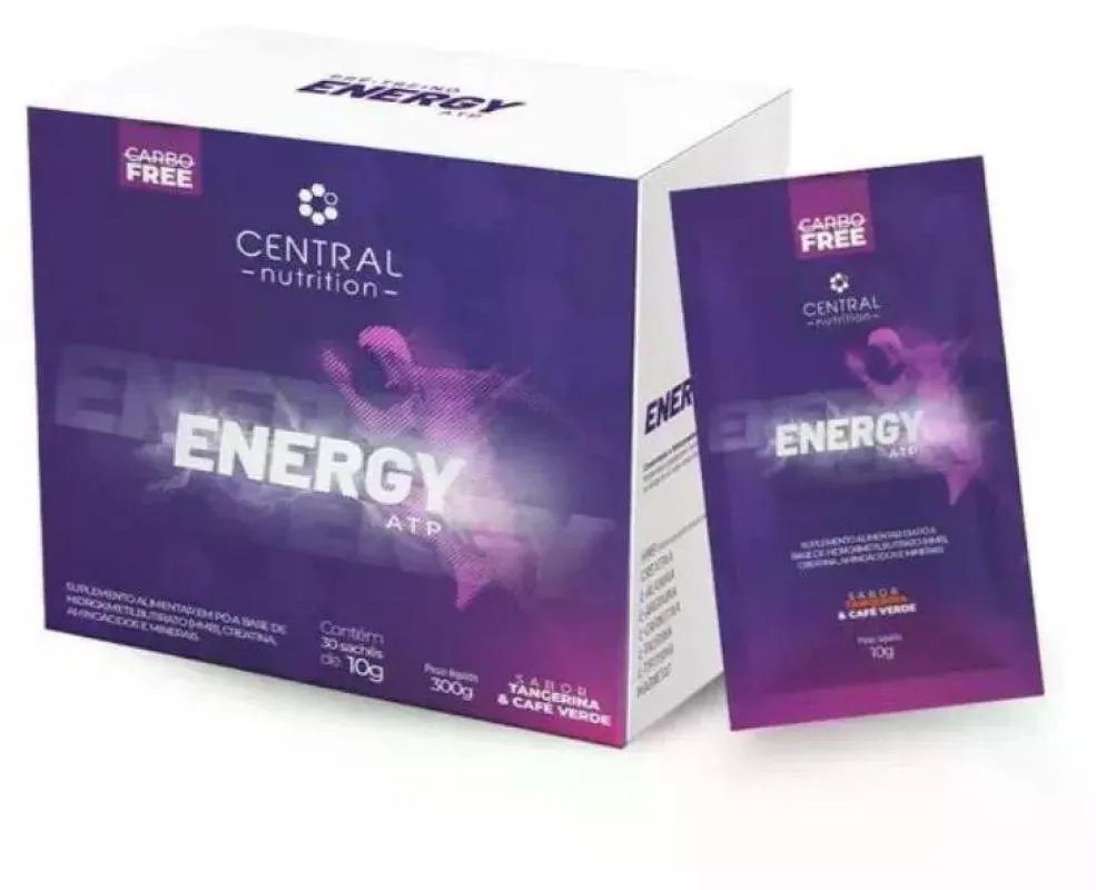 Creatina Monohidratada Central Nutrition Energy Atp Limão Sachê 10g 30 unidades — Creatina | Farmácia Resyla