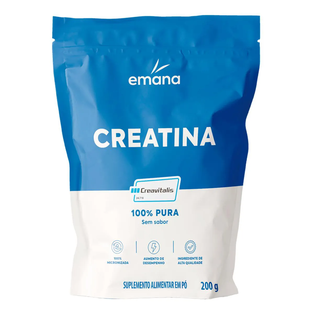 Creatina Monohidratada Emana Piracanjuba Creavitales 200g — Piracanjuba | Farmácia Resyla