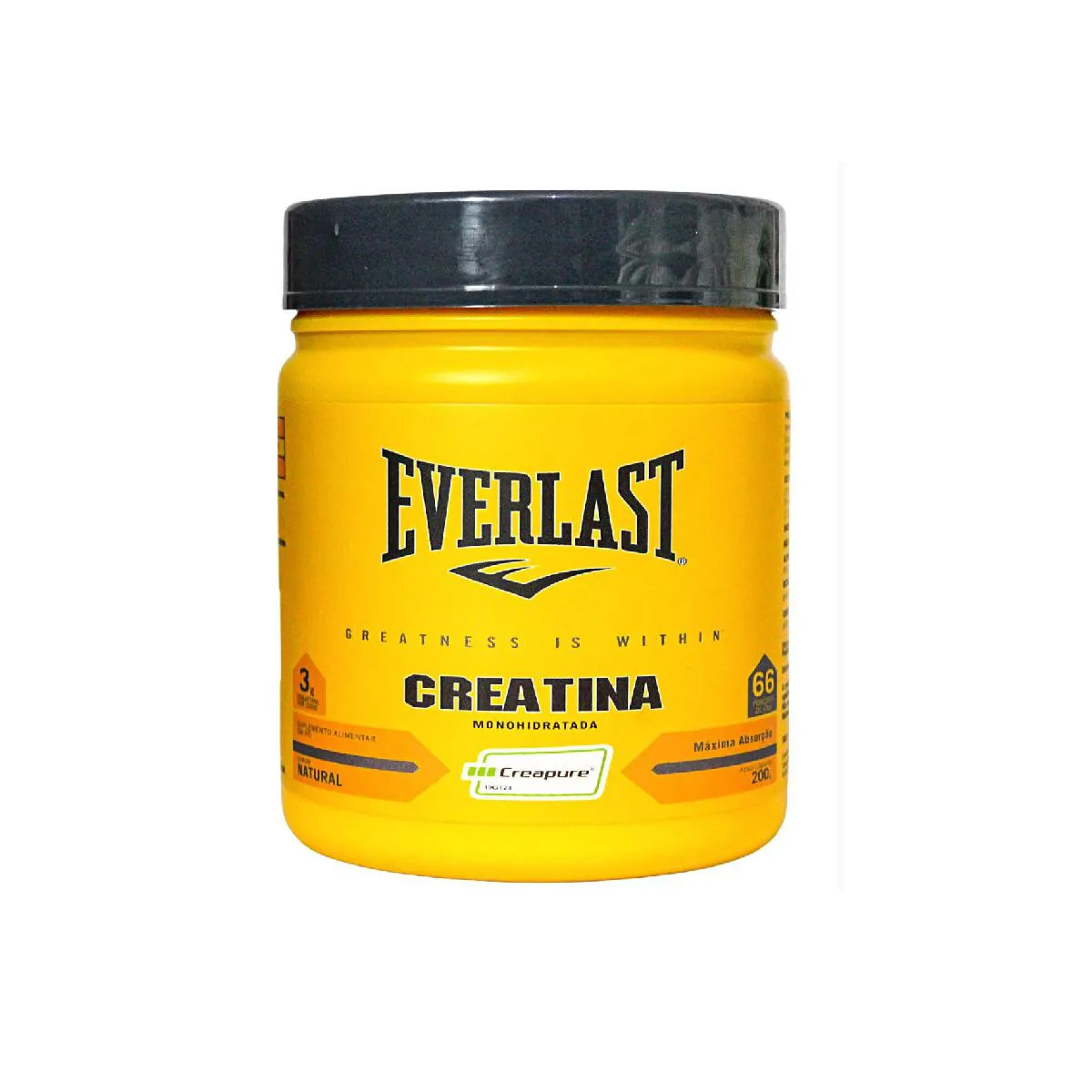 Creatina Monohidratada Everlast Creapure 200g — Creatina | Farmácia Resyla