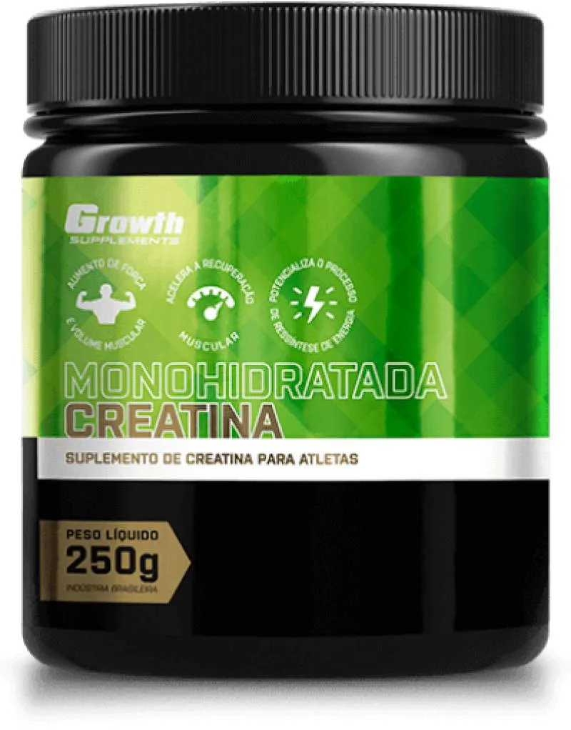 Creatina Monohidratada Growth Supplements - 250g — Growth Supplements | Farmácia Resyla