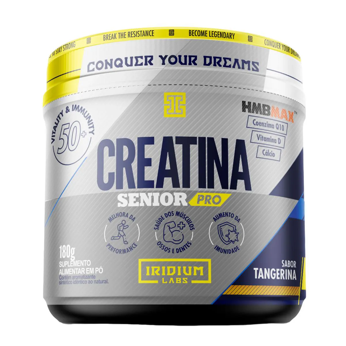 Creatina Senior Pro Iridium Labs Tangerina 180g — Iridium Labs | Farmácia Resyla