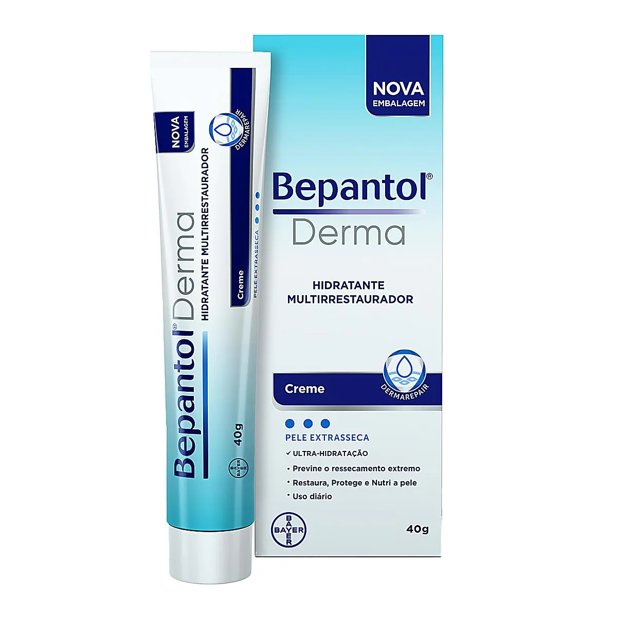 Creme Hidratante Bepantol Derma Multirrestaurador 40g — Bepantol | Farmácia Resyla