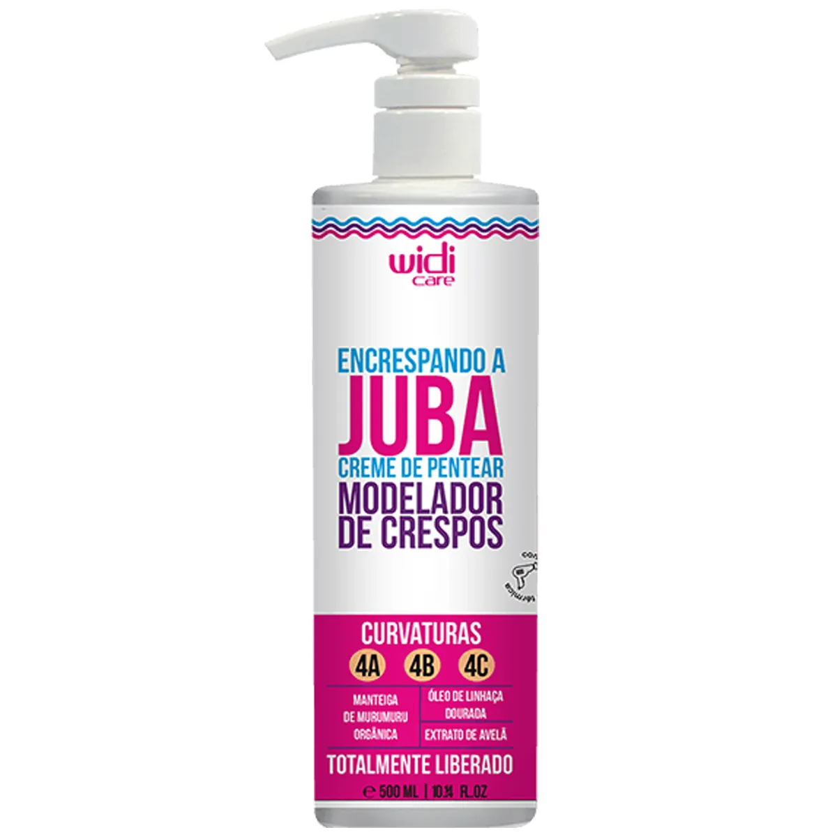 Creme para Pentear Cabelo Crespo Widi Care Encrespando a Juba 500ml — Widi Care | Farmácia Resyla