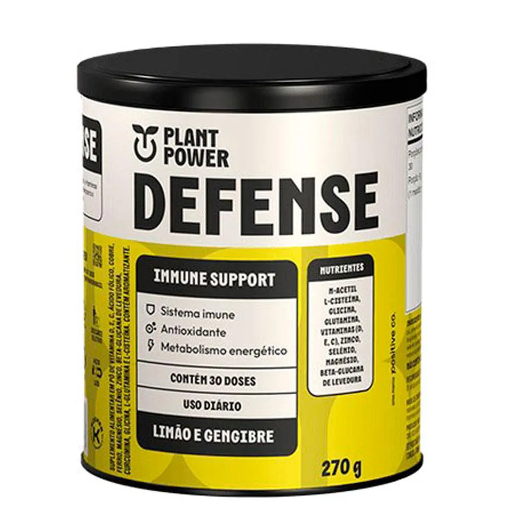Defense Limão e Gengibre Plant Power 270g U Unica — Plant Power | Farmácia Resyla