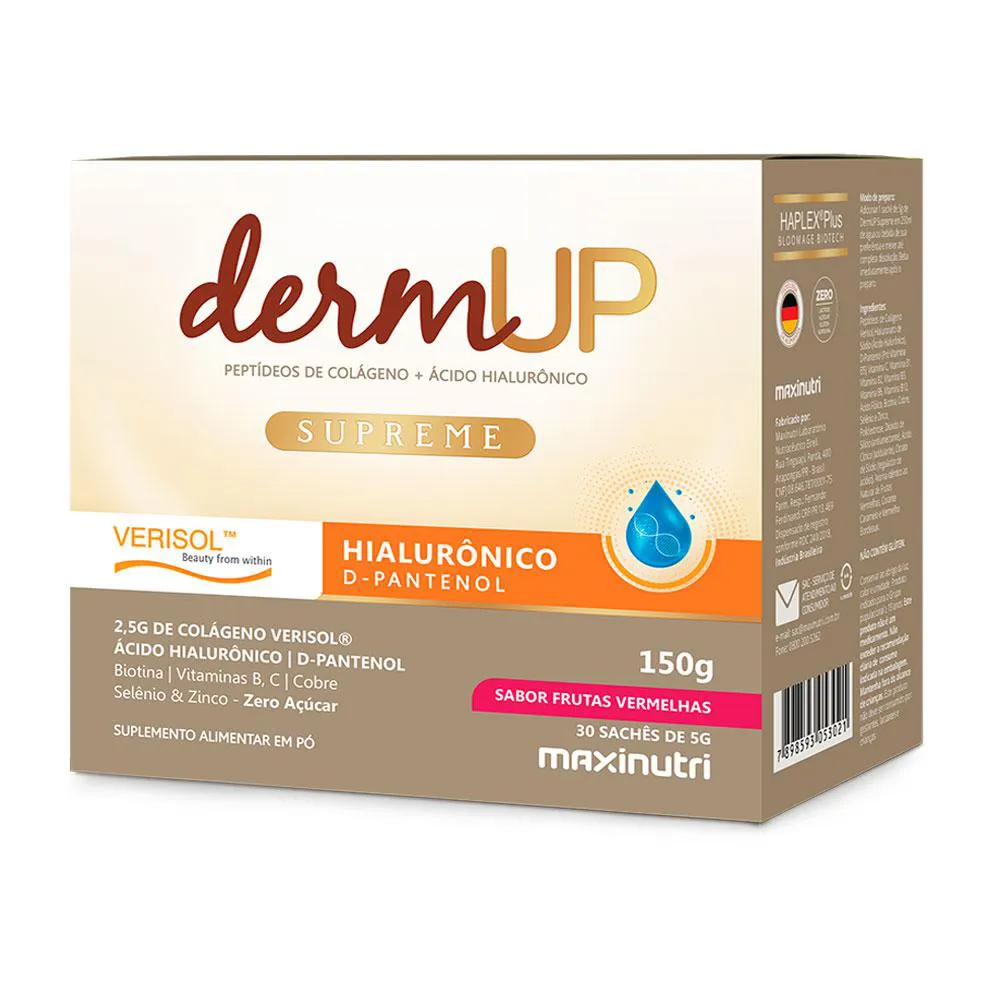 Dermup Supreme Verisol Sache Sabor Frutas Vermelhas Maxinutri — Maxinutri | Farmácia Resyla