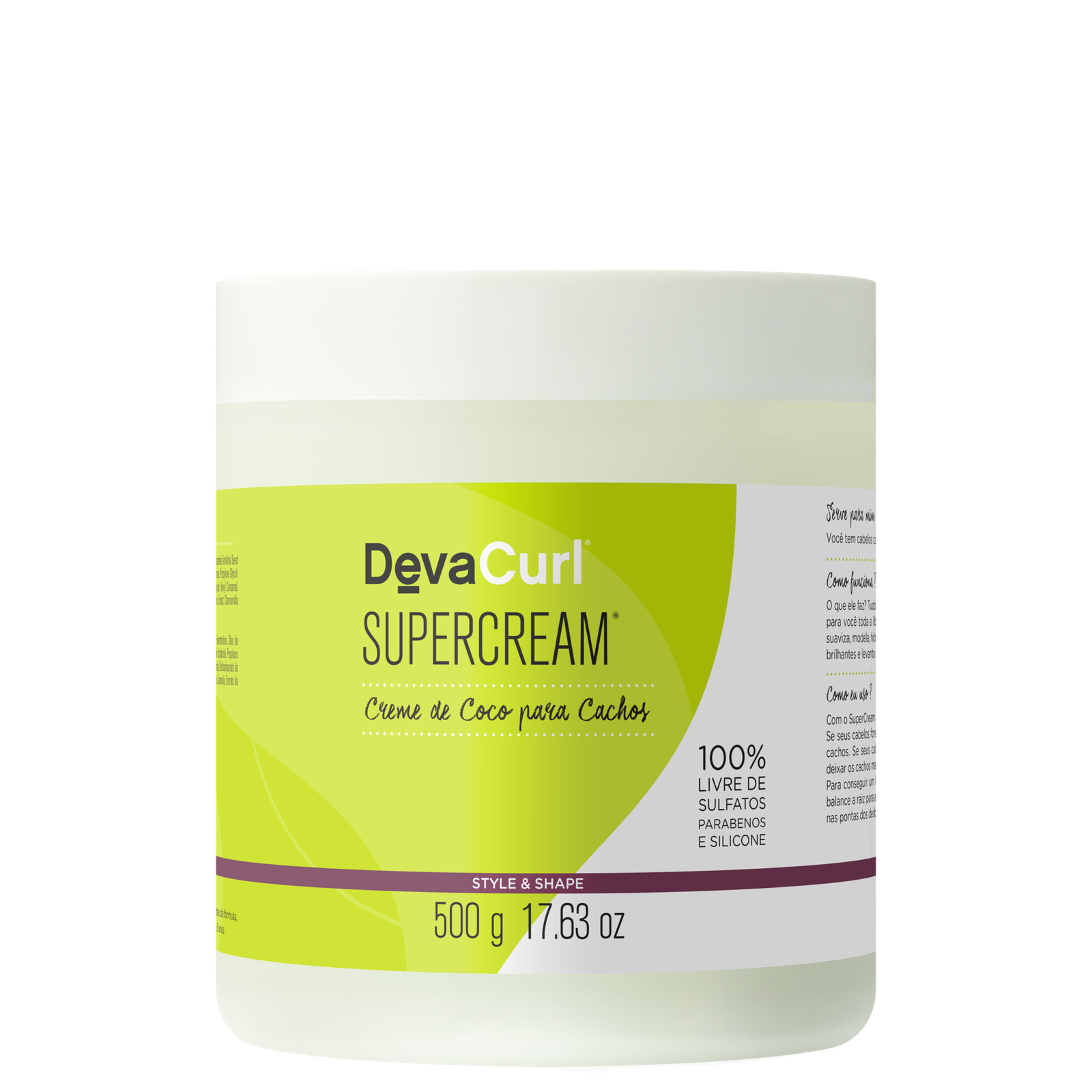Deva Curl Supercream - Ativador de Cachos 500g — | Farmácia Resyla