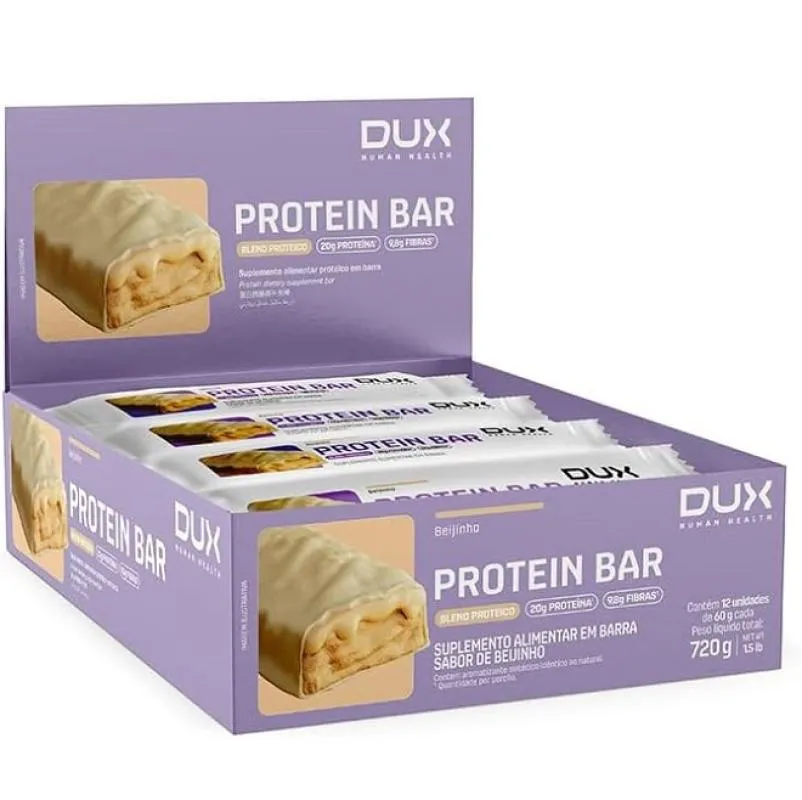 Dux Protein Bar Display (12 Unid. 60g) - Beijinho — | Farmácia Resyla