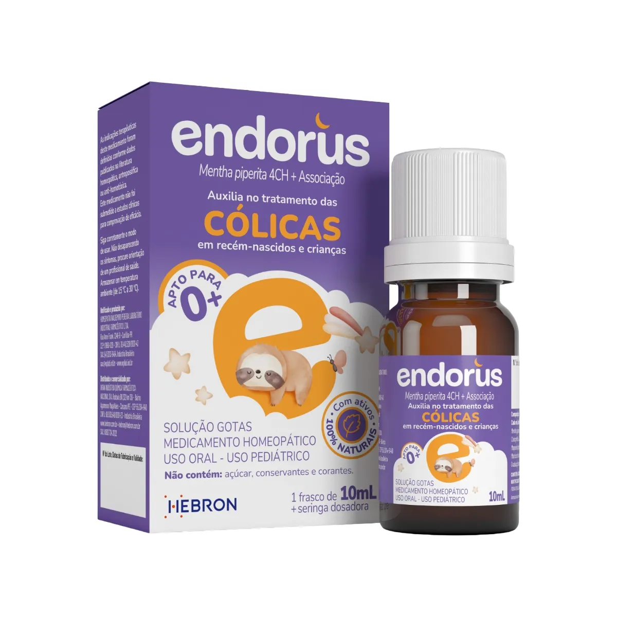 Endorus Solução Gotas 10ml + Seringa Dosadora — | Farmácia Resyla