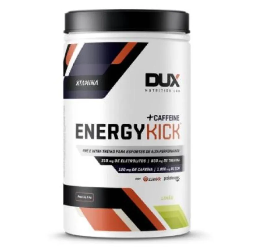 Energy Kick Caffeine (1kg) - Sabor: Limão — | Farmácia Resyla