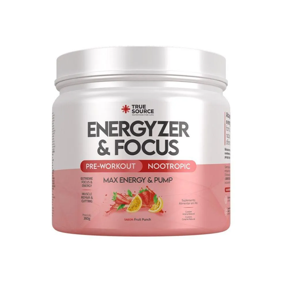 Energyzer E Focus (360g) - Sabor: Fruit Punch — | Farmácia Resyla