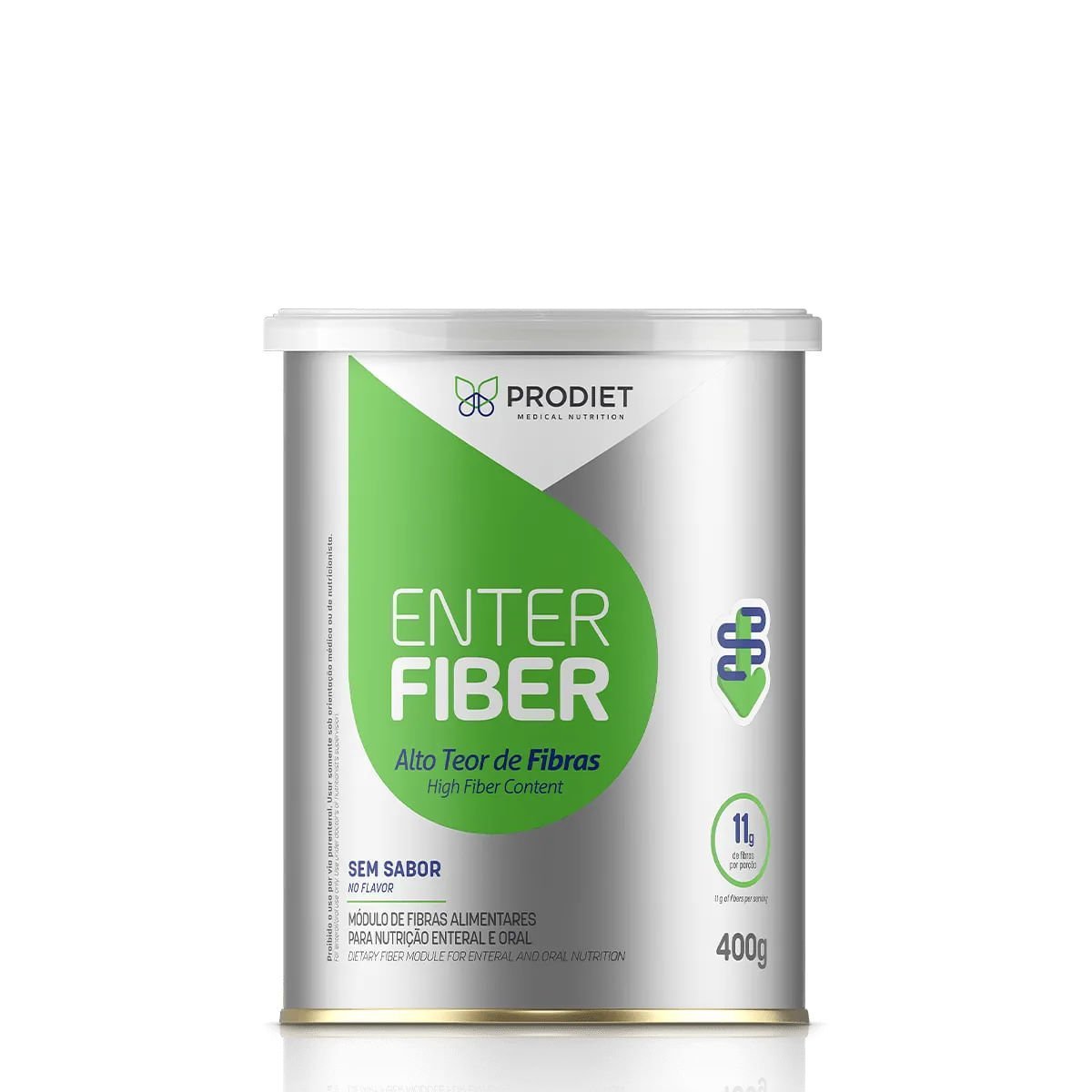 Enterfiber Prodiet fibra sem sabor 400g — | Farmácia Resyla