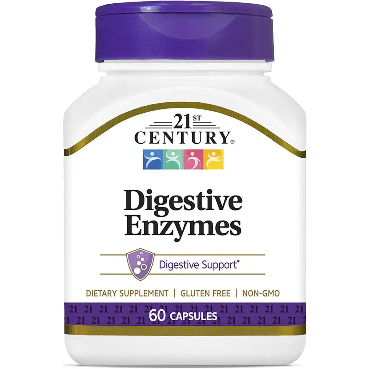 Enzimas Digestivas 60 Capsulas 21st Century — | Farmácia Resyla