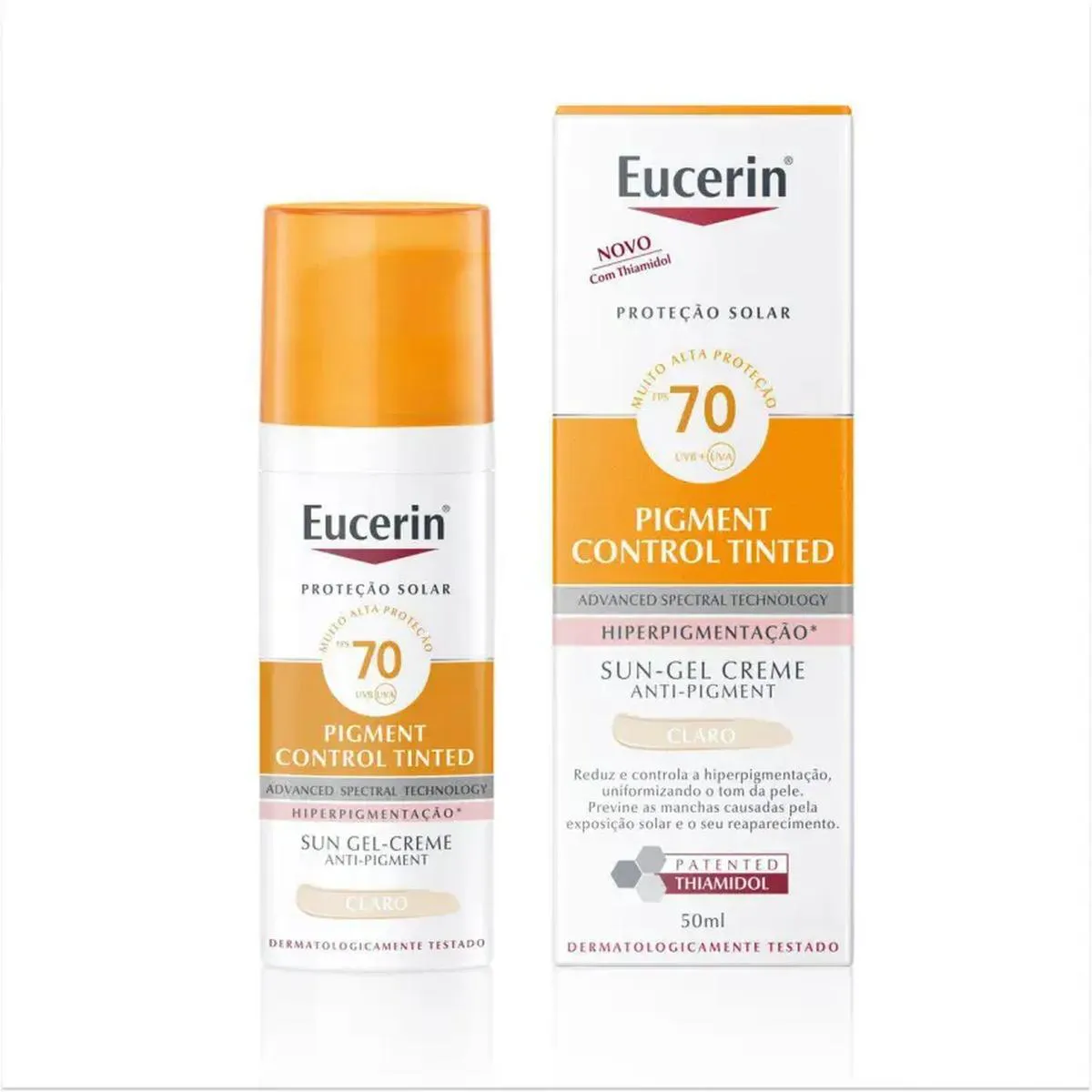Eucerin Protetor Solar Pigment Control Tinted Fps70 Cor Claro 50G (4005900905611) — Eucerin | Farmácia Resyla
