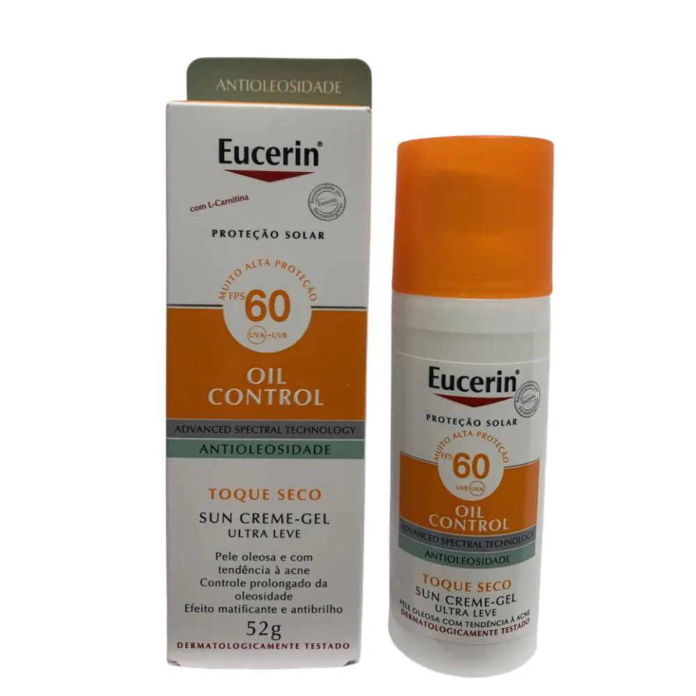Eucerin Sun Oil Control Creme Gel Fps60 52g — Eucerin | Farmácia Resyla