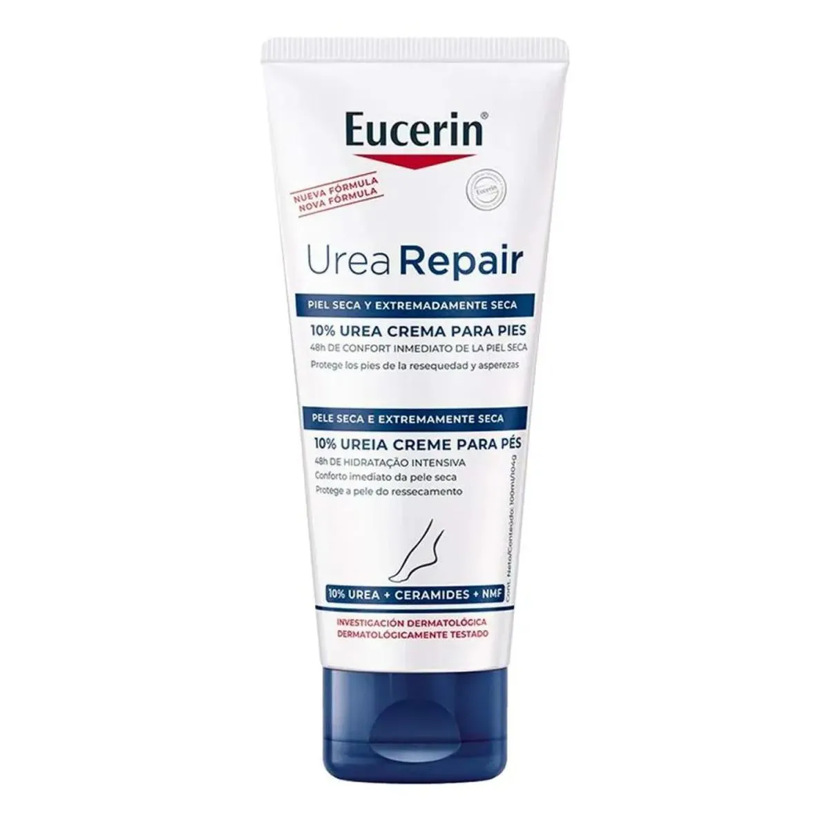 Eucerin Urea Repair Creme para Pés Pele Seca e Extremamente Seca 100Ml (7804955001180) — Eucerin | Farmácia Resyla
