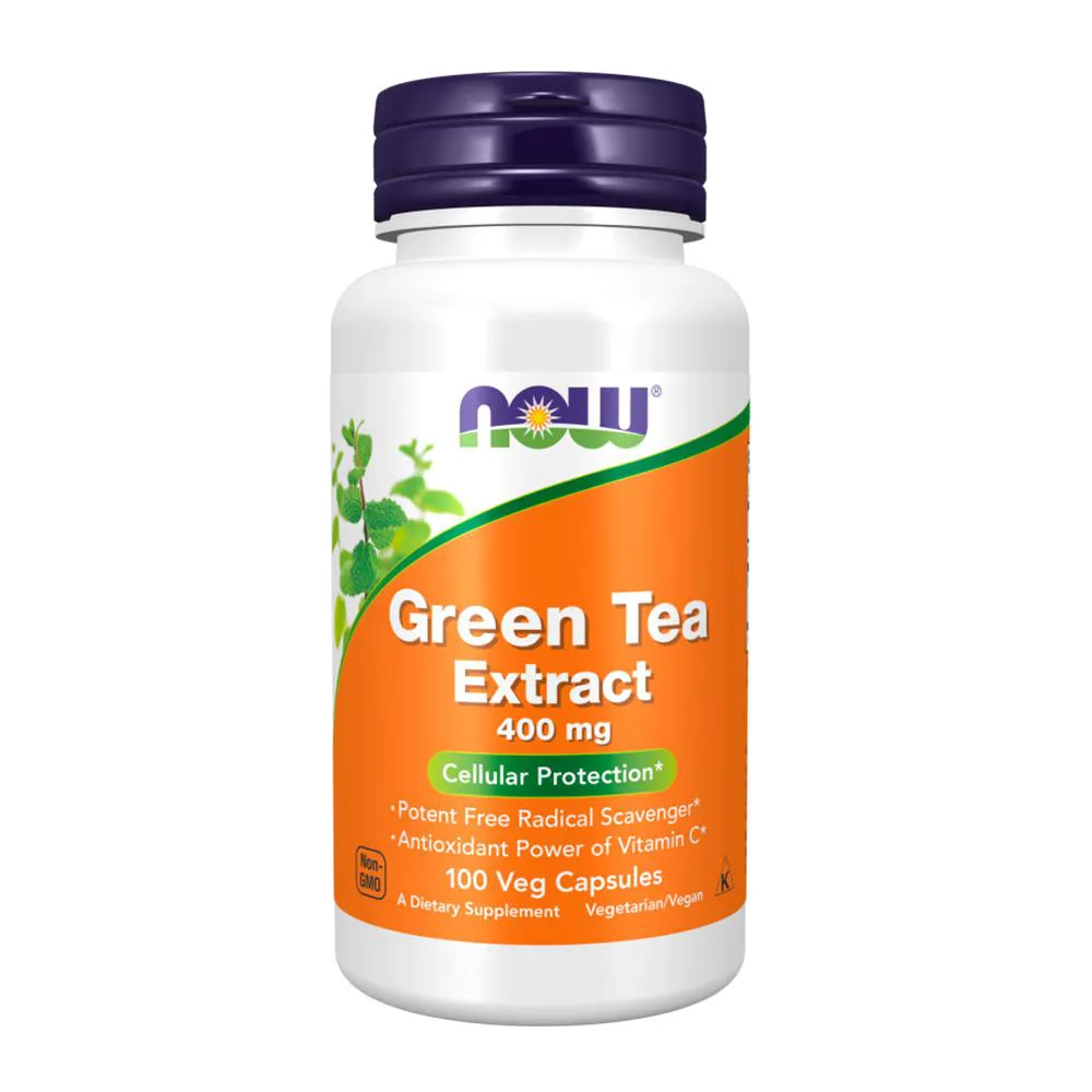 Extrato Chá Verde 400Mg Now Foods 100 Cápsulas Importado — Now Foods | Farmácia Resyla