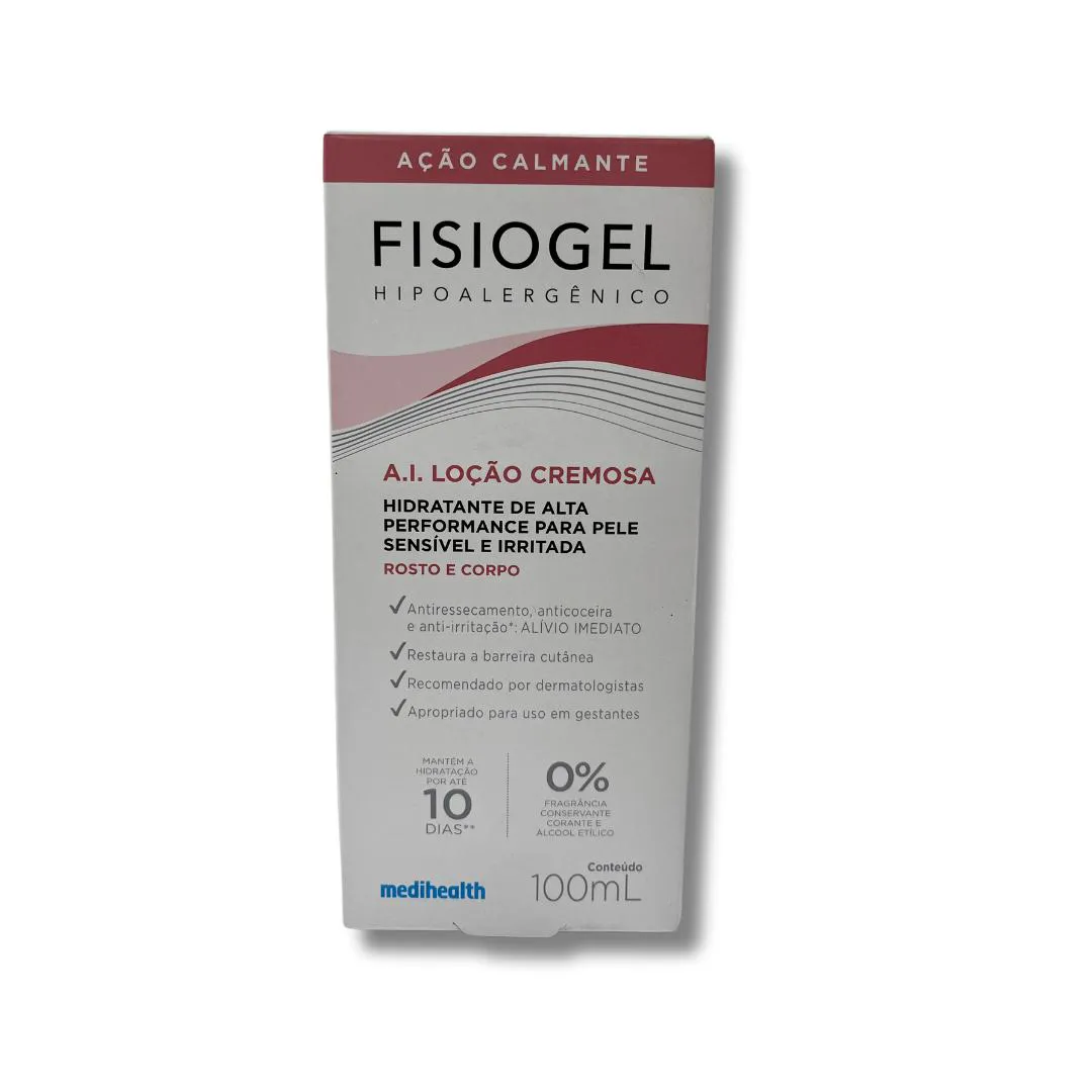 Fisiogel A.i. Loção Cremosa Pele Sensível E Irritada Rosto E Corpo 100ml — | Farmácia Resyla