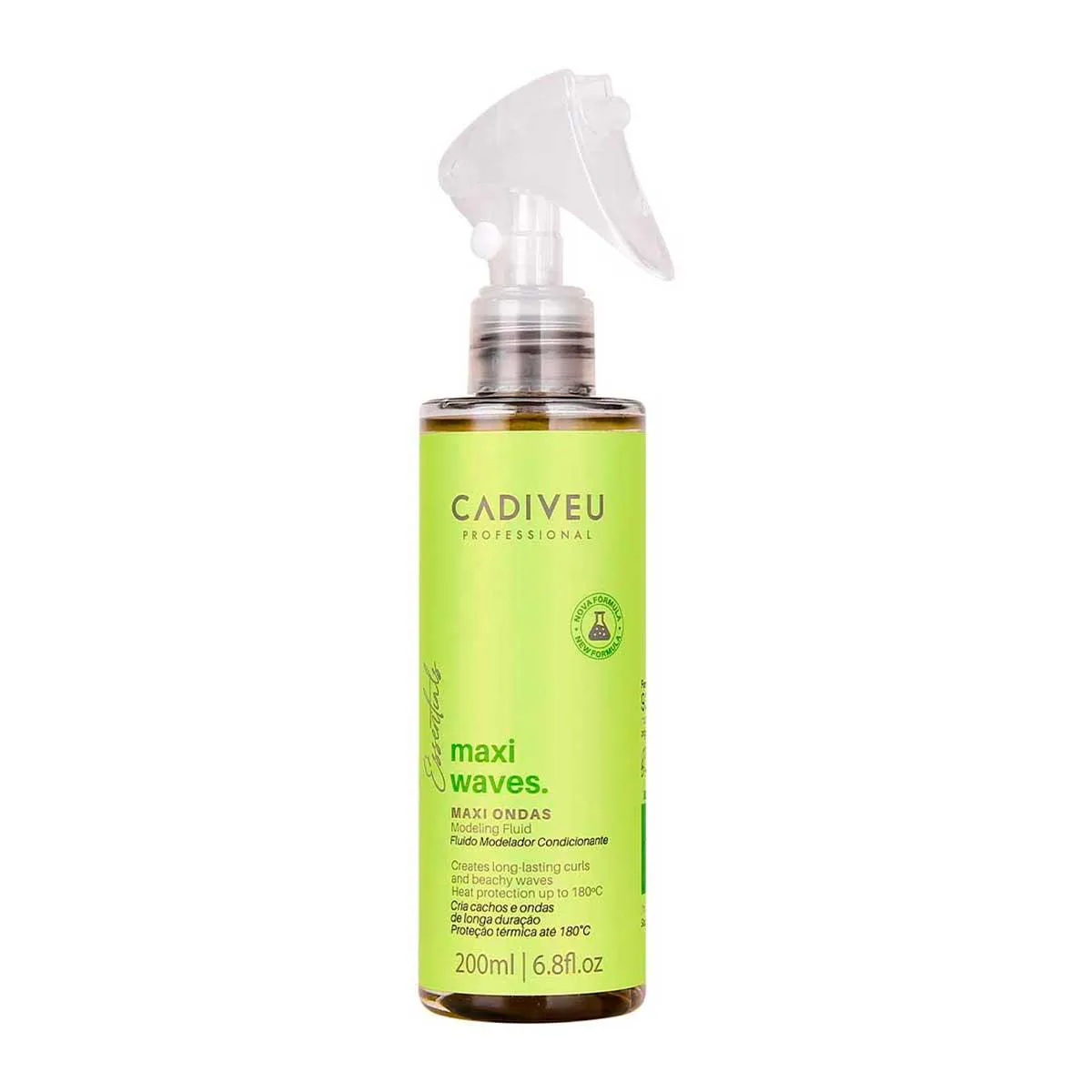 Fluido Modelador Cabelo Ondulado Cadiveu Professional Maxi Waves 200ml — Cadiveu | Farmácia Resyla