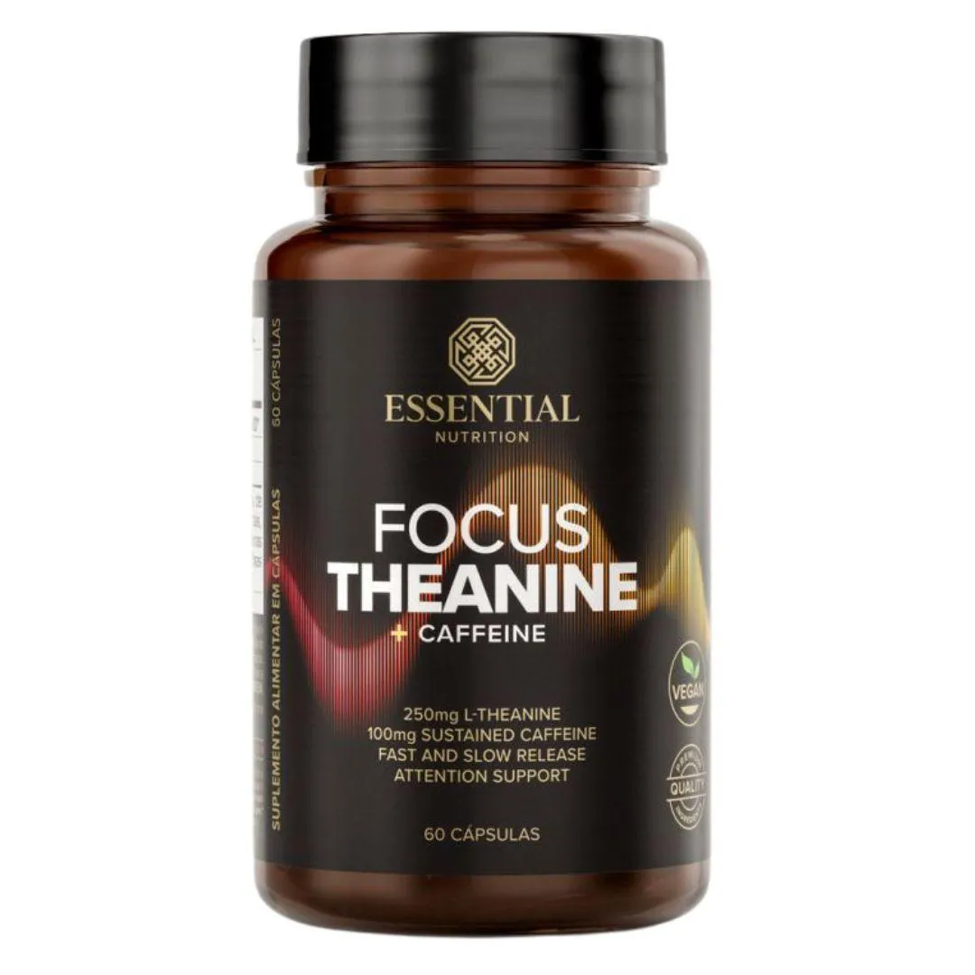 Focus Theanine + Caffeine 60 cápsulas Essential — | Farmácia Resyla