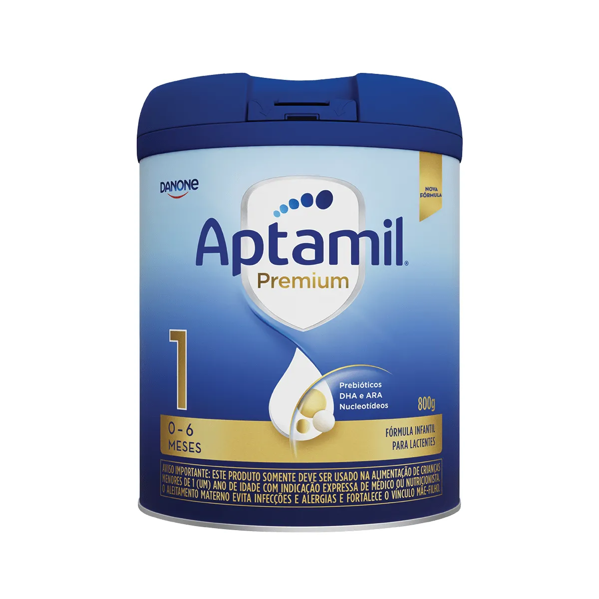 Fórmula Infantil Aptamil Premium 1 Danone 0 a 6 meses 800g — Aptamil | Farmácia Resyla