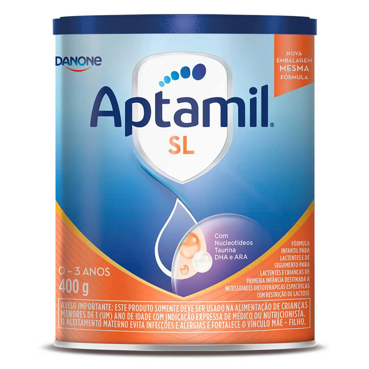 Fórmula Infantil Aptamil SL Danone 1 a 3 anos 400g — Aptamil | Farmácia Resyla