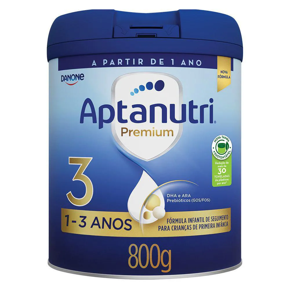 Fórmula Infantil Aptanutri Premium 3 Danone 1 a 3 anos 800g — Aptanutri | Farmácia Resyla