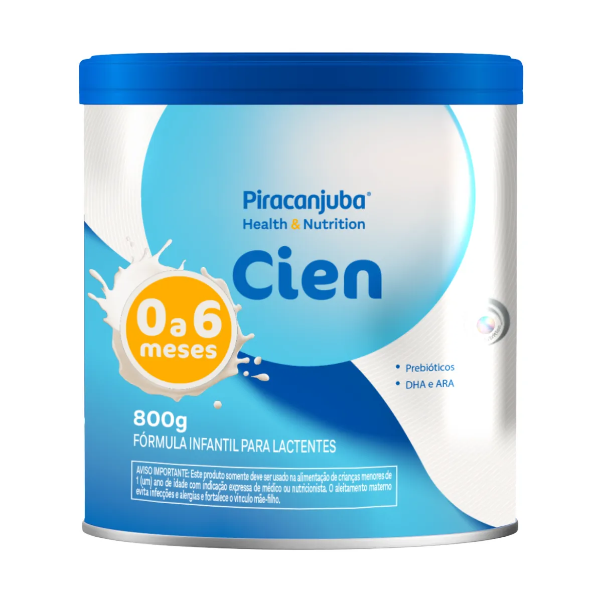Fórmula Infantil Cien Piracanjuba 0 a 6 Meses 800g — Piracanjuba | Farmácia Resyla