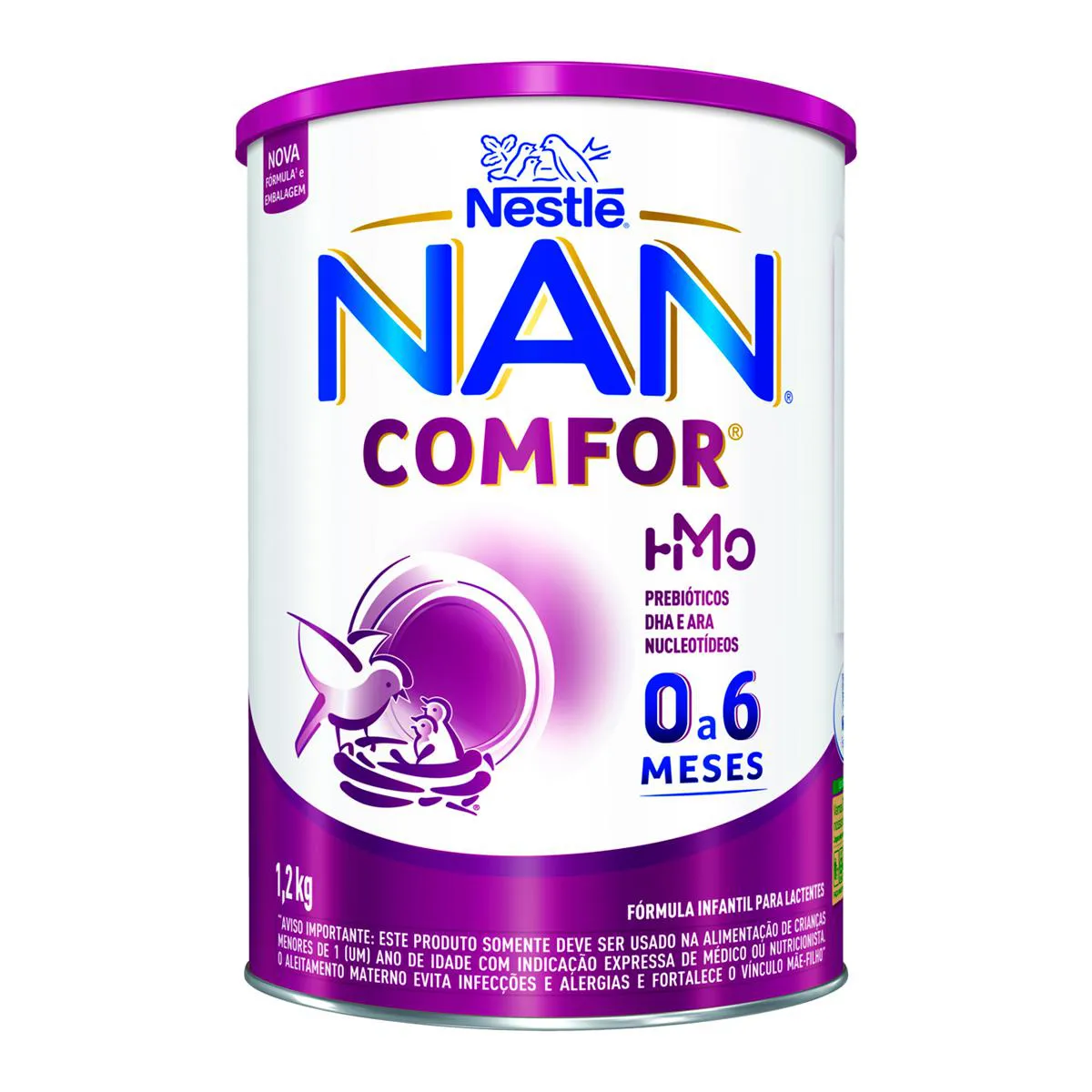 Fórmula Infantil NAN Comfor 1 Nestlé 0 a 6 meses 1200g — Nestle | Farmácia Resyla