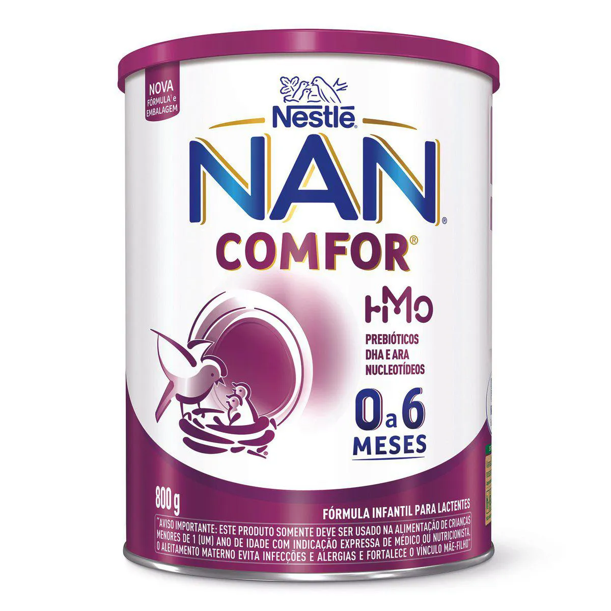 Fórmula Infantil NAN Comfor 1 Nestlé 0 a 6 meses 800g — Nestle | Farmácia Resyla