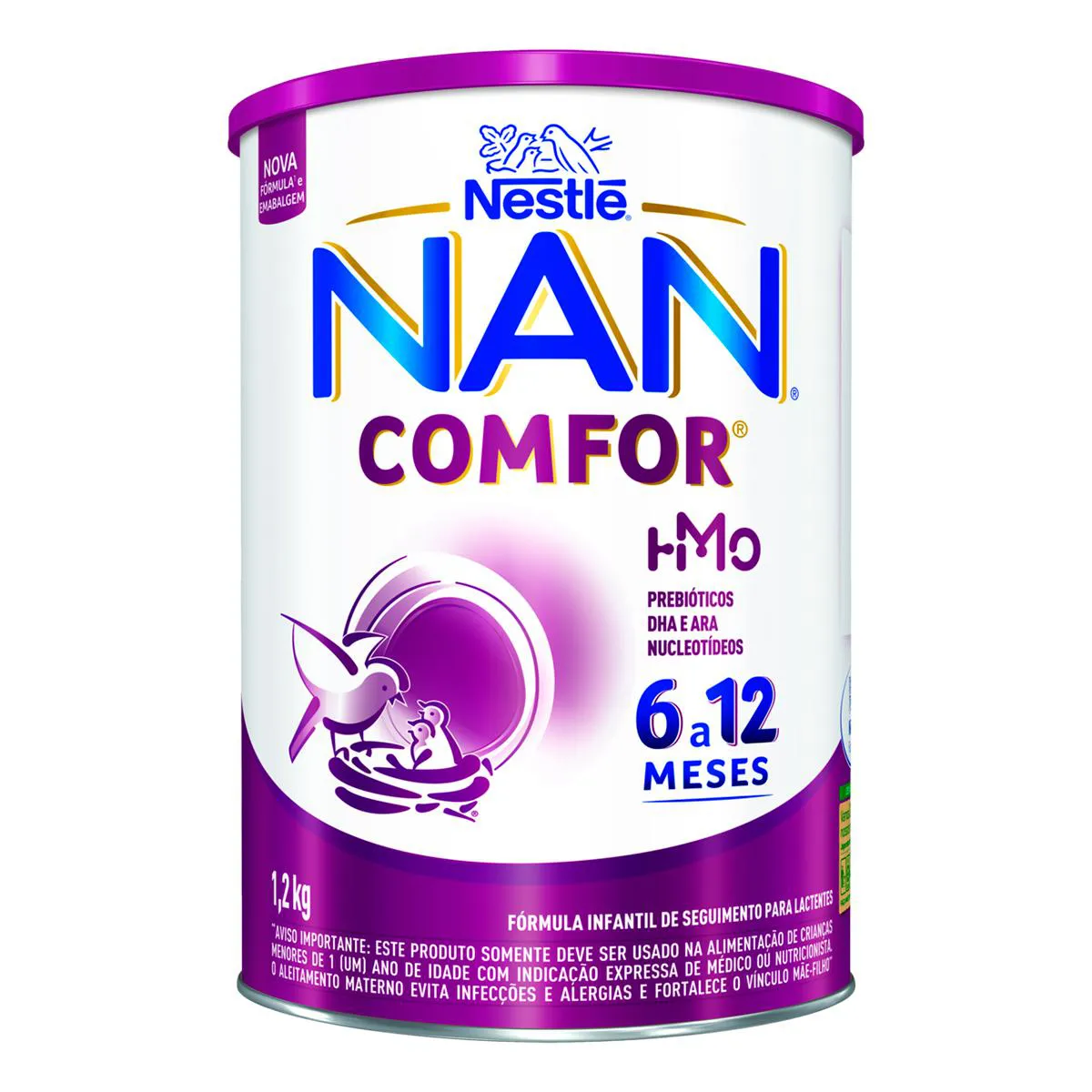 Fórmula Infantil NAN Comfor 2 Nestlé 6 a 12 meses 1200g — Nestle | Farmácia Resyla