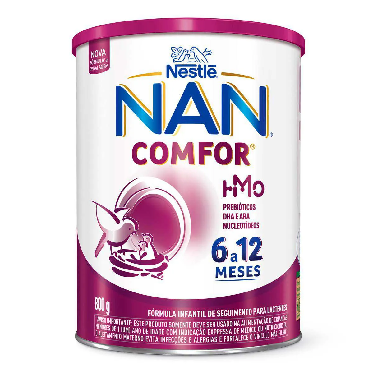 Fórmula Infantil NAN Comfor 2 Nestlé 6 a 12 meses 800g — Nestle | Farmácia Resyla