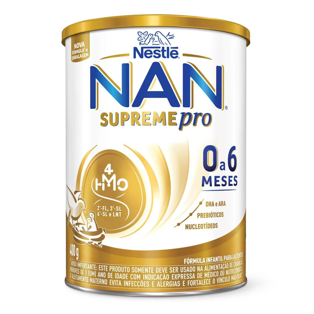 Fórmula Infantil NAN Supreme 1 HM-O com 400g — Nan | Farmácia Resyla
