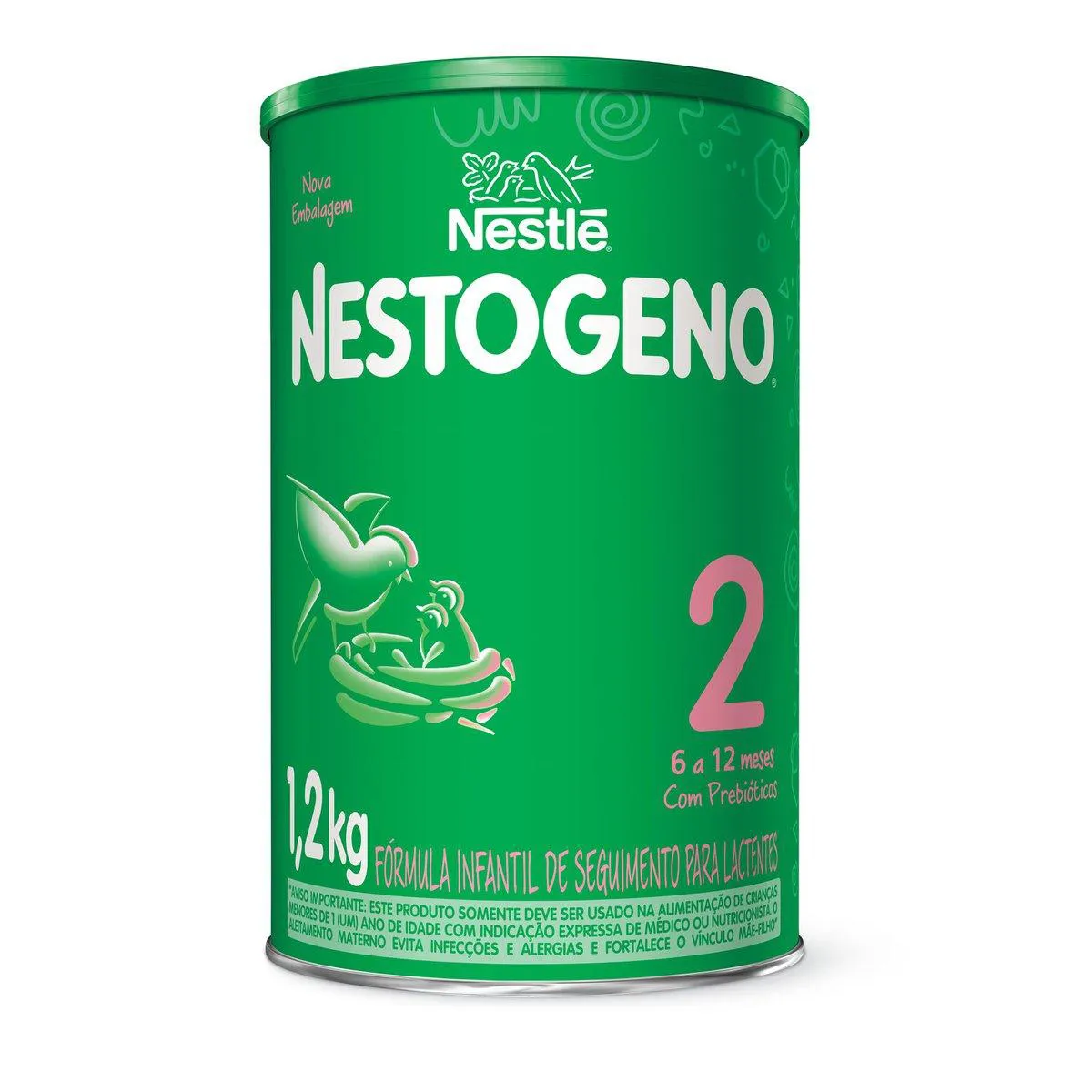Fórmula Infantil Nestogeno 2 Nestlé 6 a 12 meses 1,2kg — Nestogeno | Farmácia Resyla