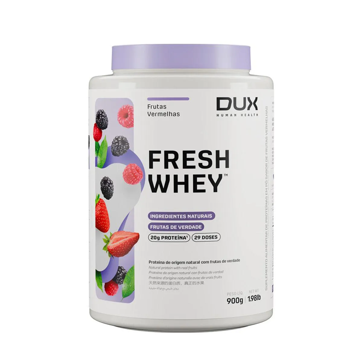 Fresh Whey Dux Frutas Vermelhas 900g — | Farmácia Resyla