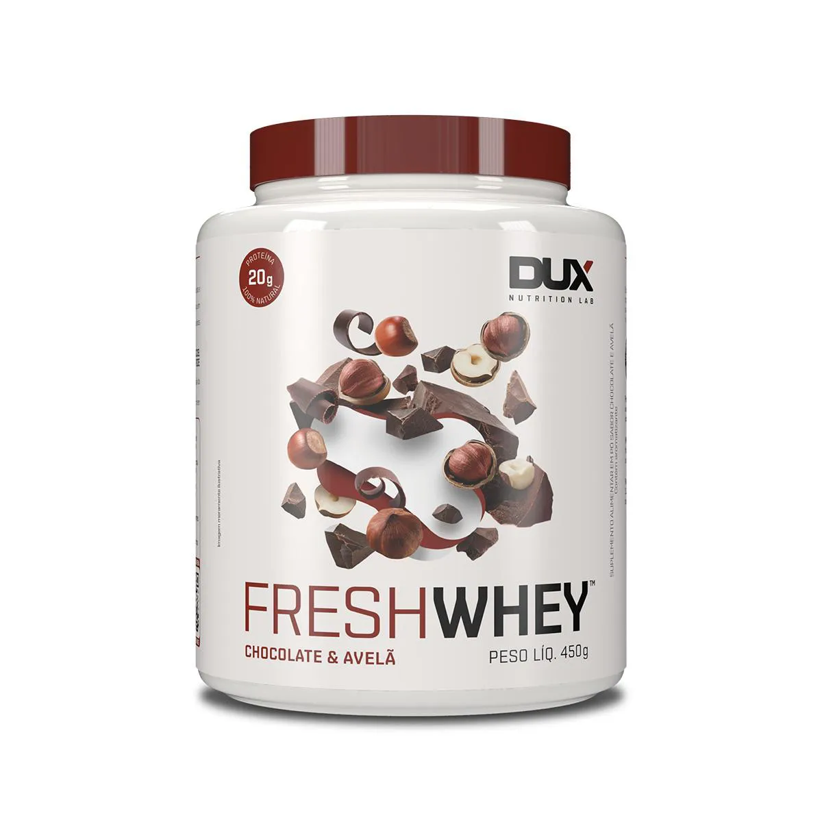 Fresh Whey Dux Nutrition Chocolate & Avelã 450g — Dux Nutrition | Farmácia Resyla