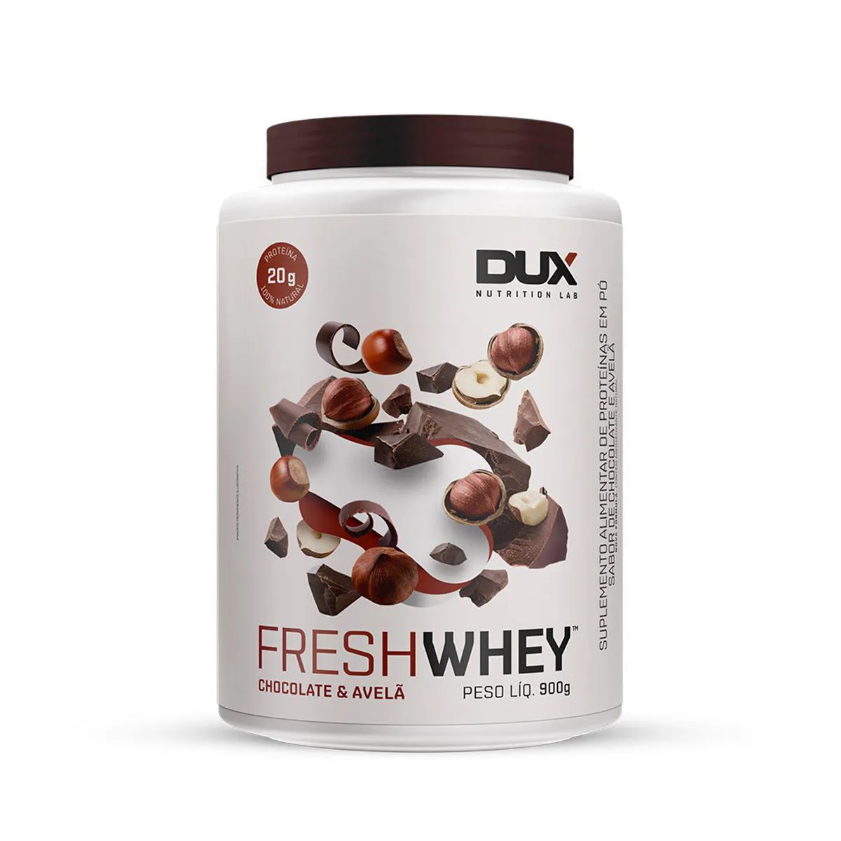 Fresh Whey Dux Nutrition Chocolate & Avelã 900g — Dux Nutrition | Farmácia Resyla