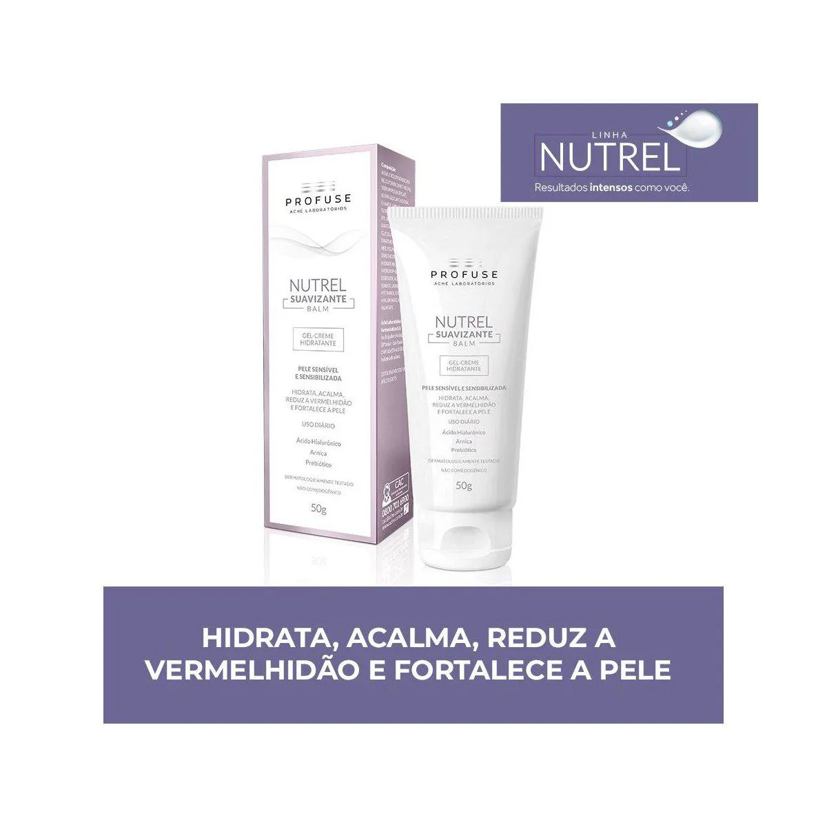Gel Creme Hidratante Profuse Nutrel Suavizante Balm Peles Sensíveis 50g — Profuse | Farmácia Resyla