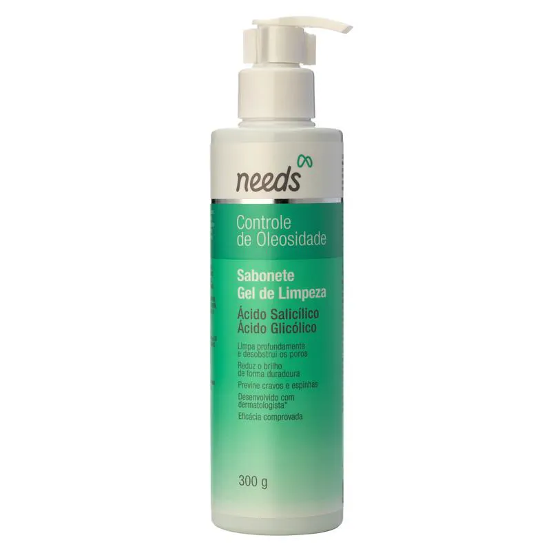 Gel de Limpeza Facial Needs Controle de Oleosidade 300g — Needs | Farmácia Resyla