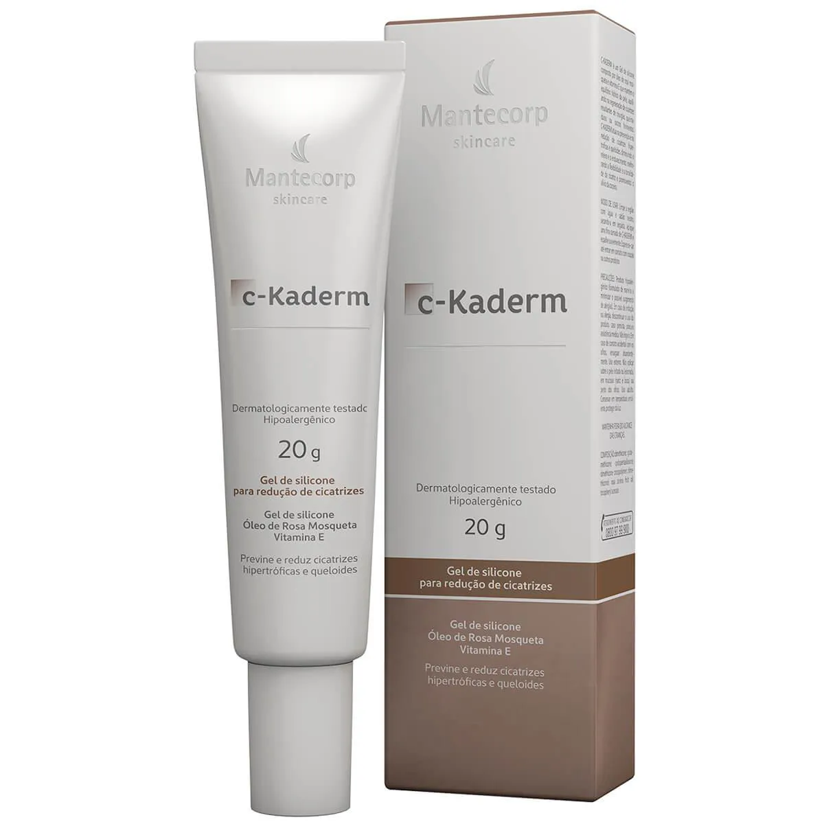 Gel de Silicone para Redução de Cicatrizes Mantecorp C-Kaderm com 20g — Mantecorp | Farmácia Resyla