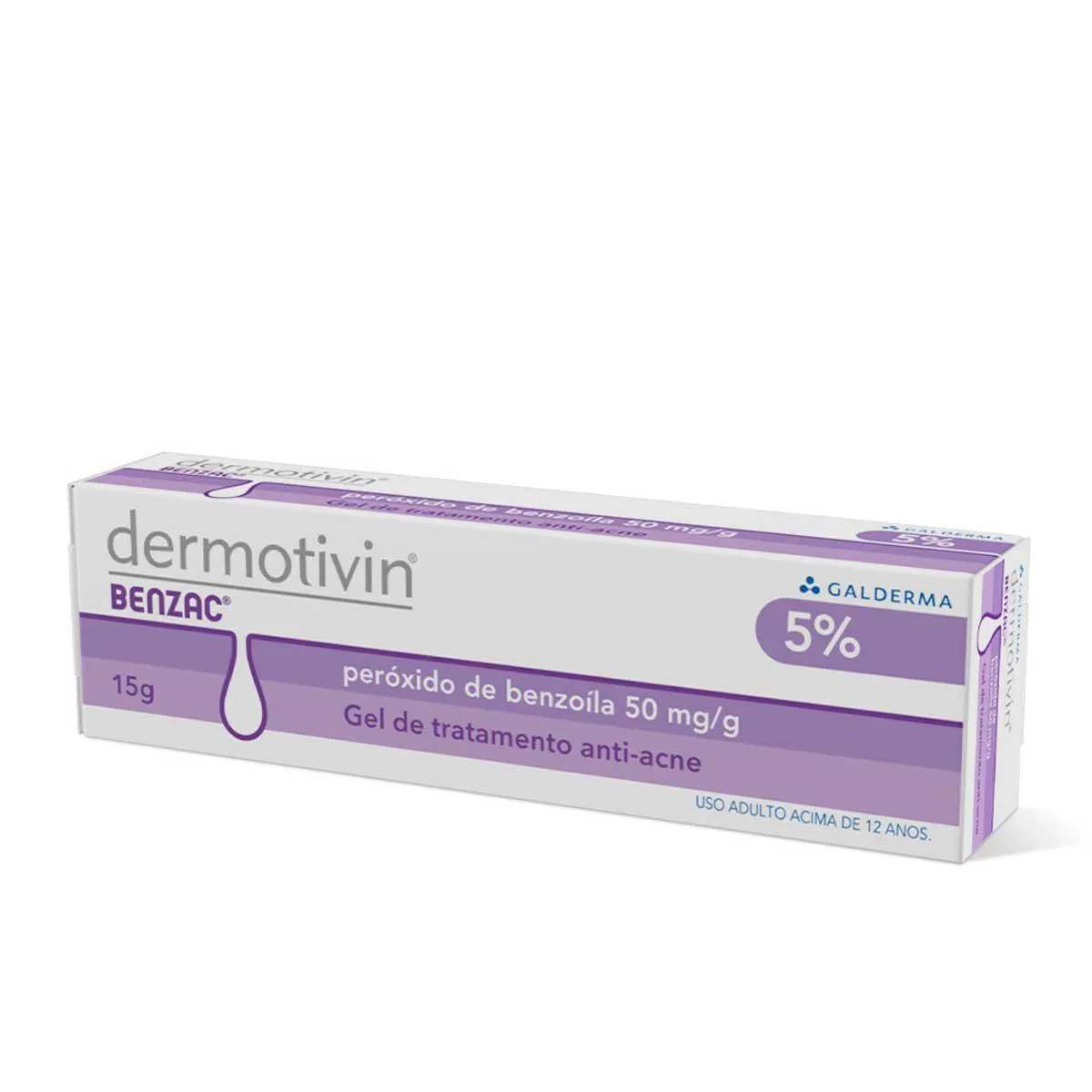Gel de Tratamento Antiacne Dermotivin Benzac com 15g — | Farmácia Resyla