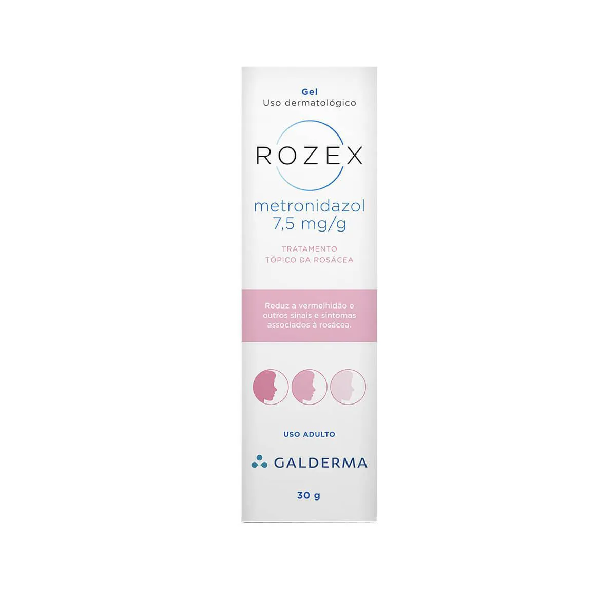 Gel para Pele com Rosácea Galderma Rozex 7,5mg/g com 30g — | Farmácia Resyla