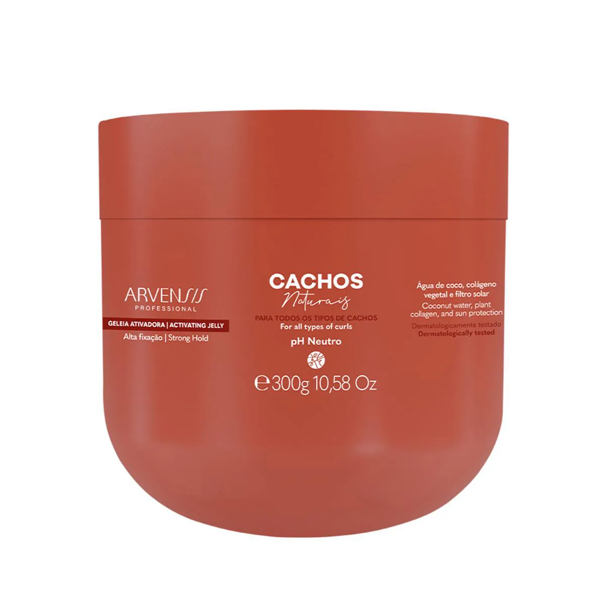 Gelatina Ativadora de Cachos Arvensis Cachos Naturais Fixação Forte 300g — Arvensis | Farmácia Resyla