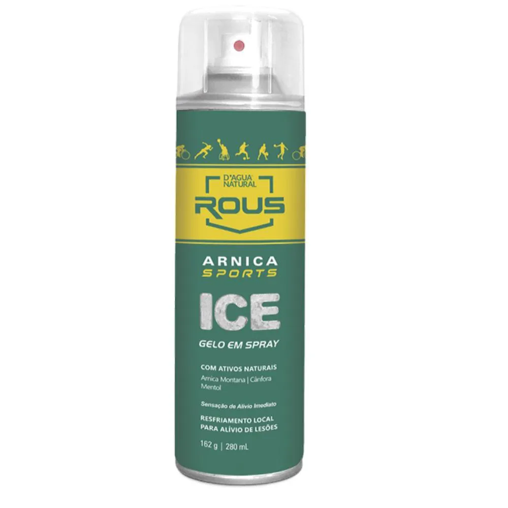 Gelo em Spray Arnica Sports Ice 280ml para Dores e Lesoes D9agua Natural — Natura | Farmácia Resyla