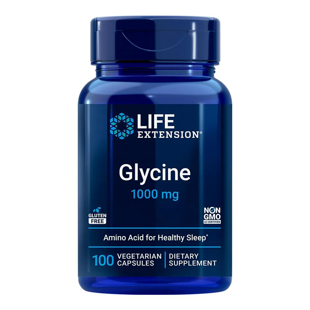 Glicina 1000mg Life Extension 100 Cápsulas Importado — | Farmácia Resyla
