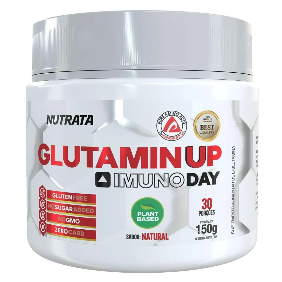 Glutamin Up Imuno Day - 150G - Nutrata — Nutrata | Farmácia Resyla