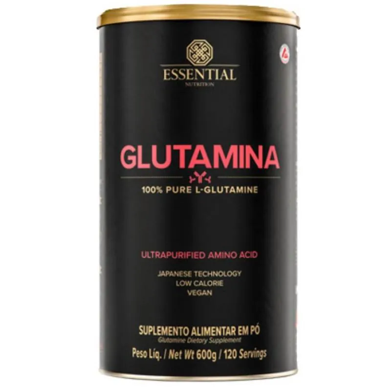 Glutamina 100% Pura (600g) - Essential Nutrition — Essential Nutrition | Farmácia Resyla
